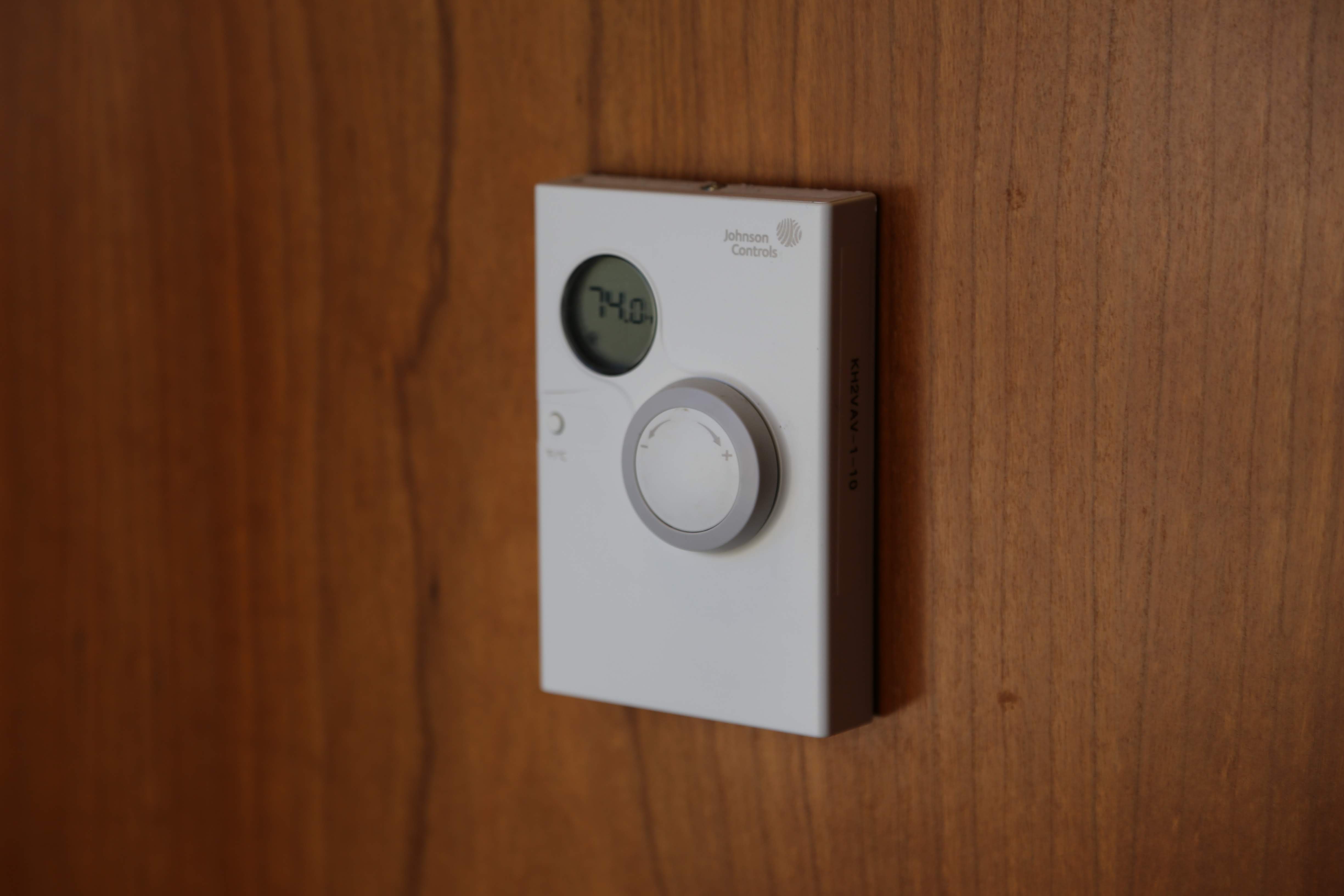 A thermostat in King Hall