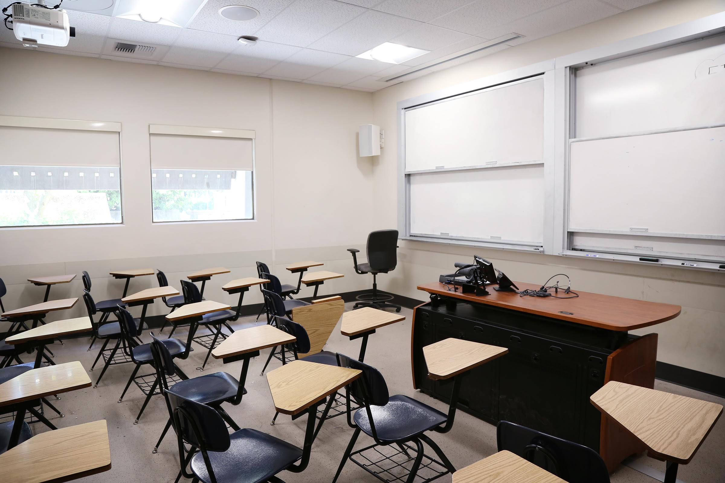 classroom in olson hall