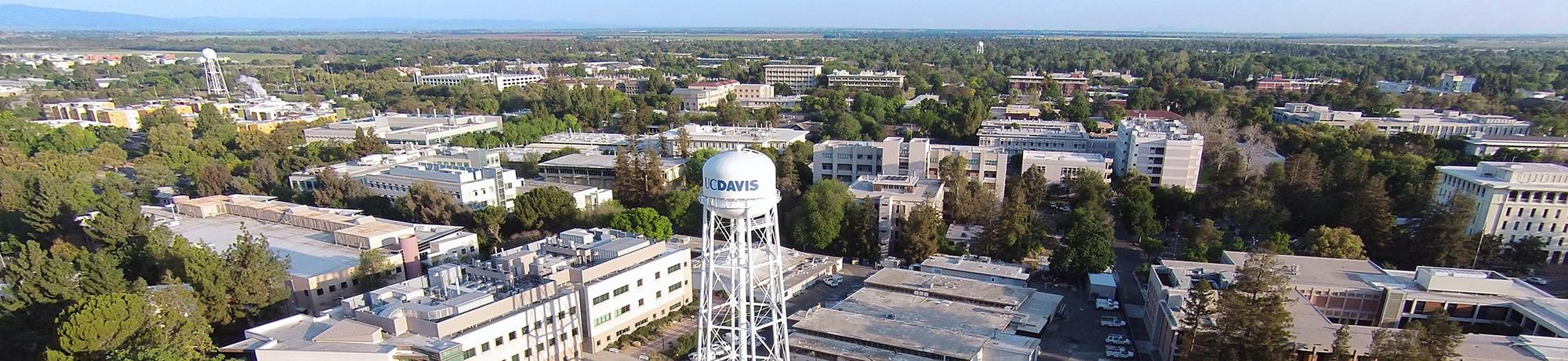 Panoramic image of UC Davis campus.
