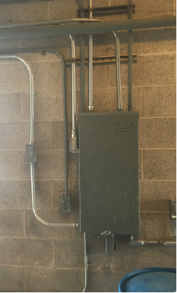 New panel under breezeway