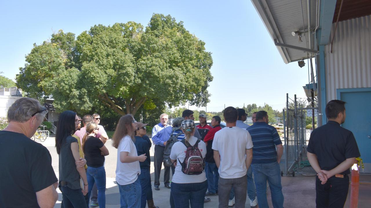 Automotive Students Tour Fleet Services